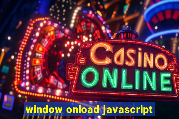 window onload javascript